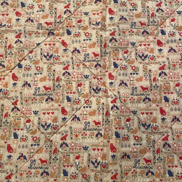 Vintage Teddy Bear Quilt Baby/Toddler Patchwork - Picture 11 of 13